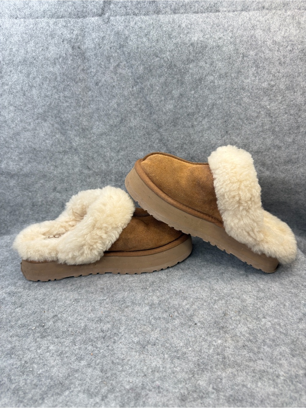 UGG Tasman Platform Slippers Chestnut Women's Size 6